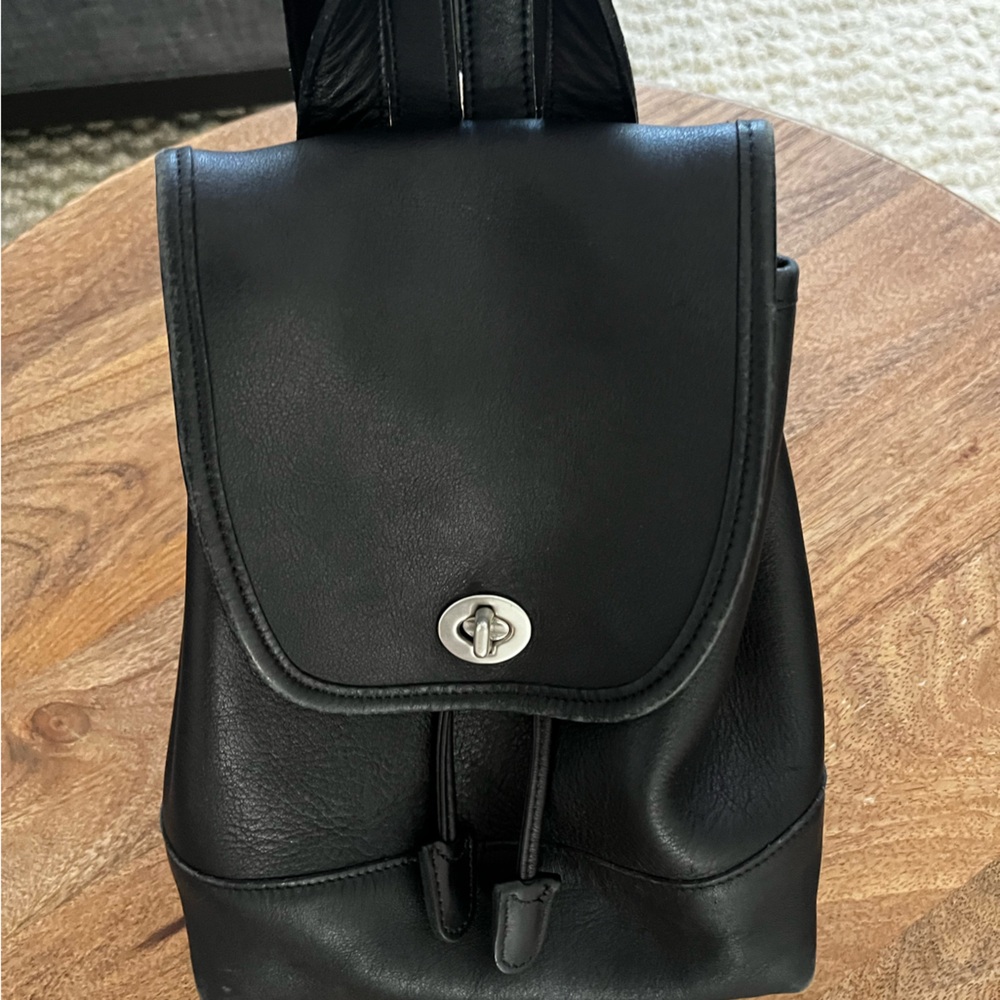 Vintage Coach leather backpack